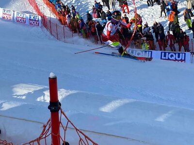 Nica Vorläufer in Kitz 2023 beim SL